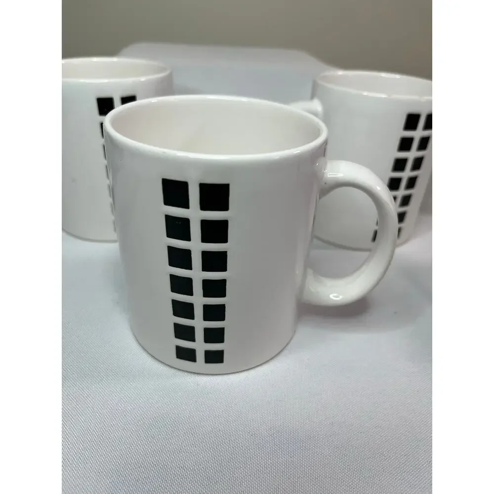 Waechtersbach Made in Spain Set of 4 Mugs 1980's Vintage